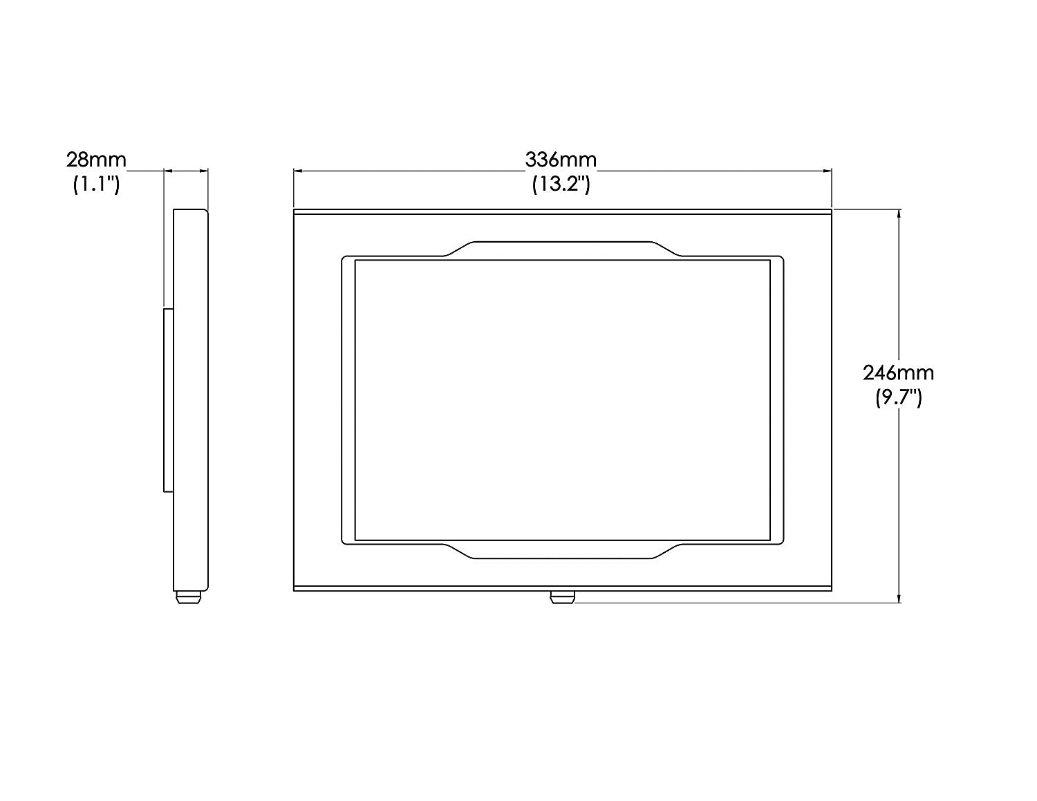 TABcare Anti-Theft Security Locking Metal Case for Samsung Galaxy TAB S4 10.5