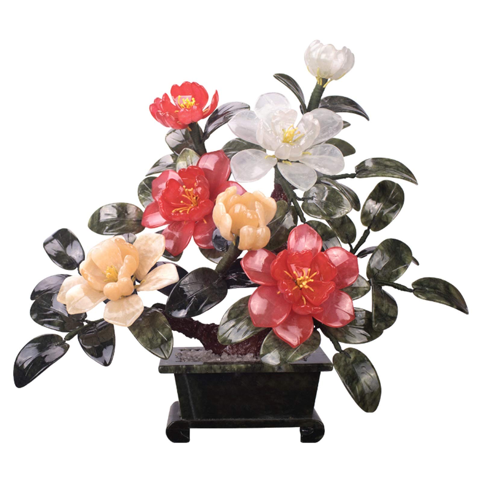 Premium Artificial Peony Bonsai Tree - Lifelike Faux Potted Plant for Home & Office Decor - Perfect for Living Room, Hotel Entrance, Desktop Display - Zen Decor & Housewarming Gift Idea (12