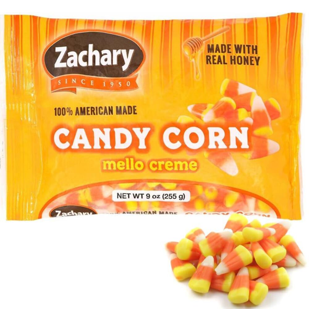 Zachary Old Fashioned Candy Corn - Classic Halloween Treats for Trick or Treating, Party Favors & Holiday Snacking