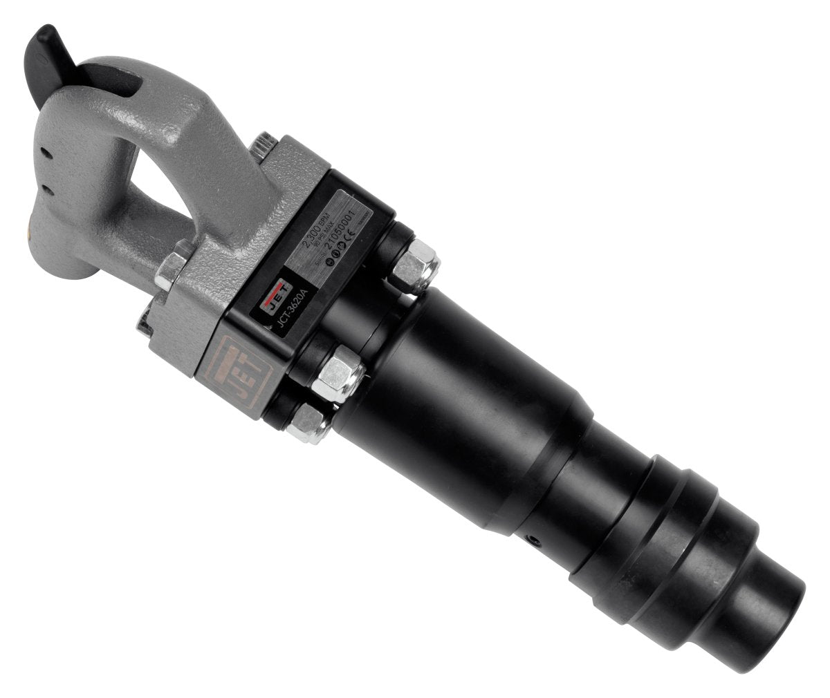 3 Stroke Round Shank 4 Bolt Chipping Hammer JCT 3620A - Heavy Duty Demolition Tool for Concrete Removal, Masonry Work & Construction Projects