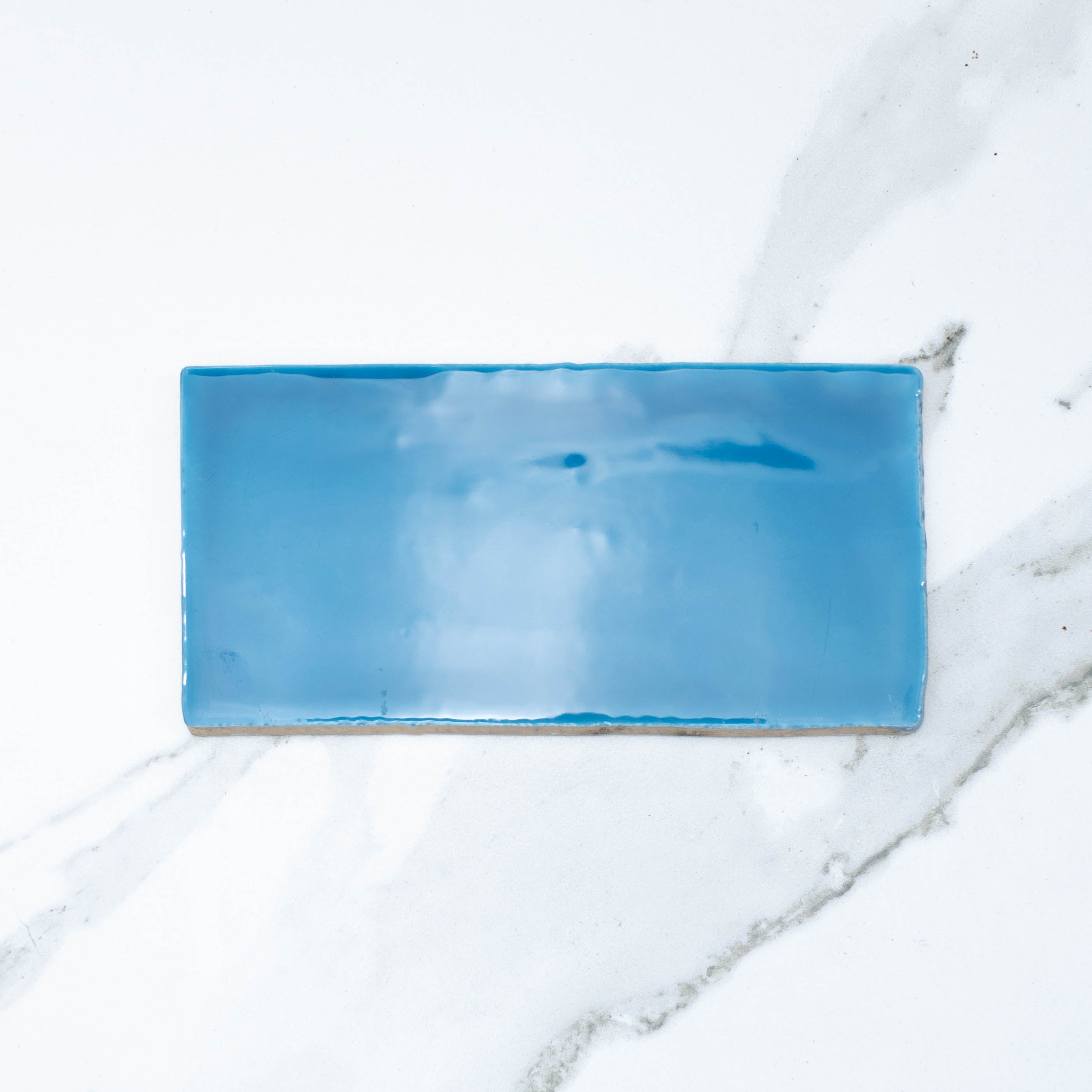 Manhattan Denim 75x150 Glossy Subway Tile - Premium Ceramic Wall Tile for Kitchen Backsplash, Bathroom & Shower - Easy to Clean, Modern & Stylish Design