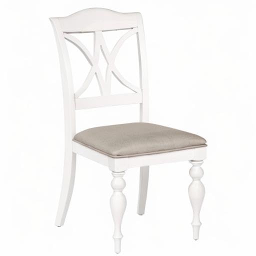 LIBERTY FURNITURE Summer House Slat Back Side Chair Set of 2 - Ready-to-Assemble Dining Chairs for Patio, Kitchen & Outdoor Use