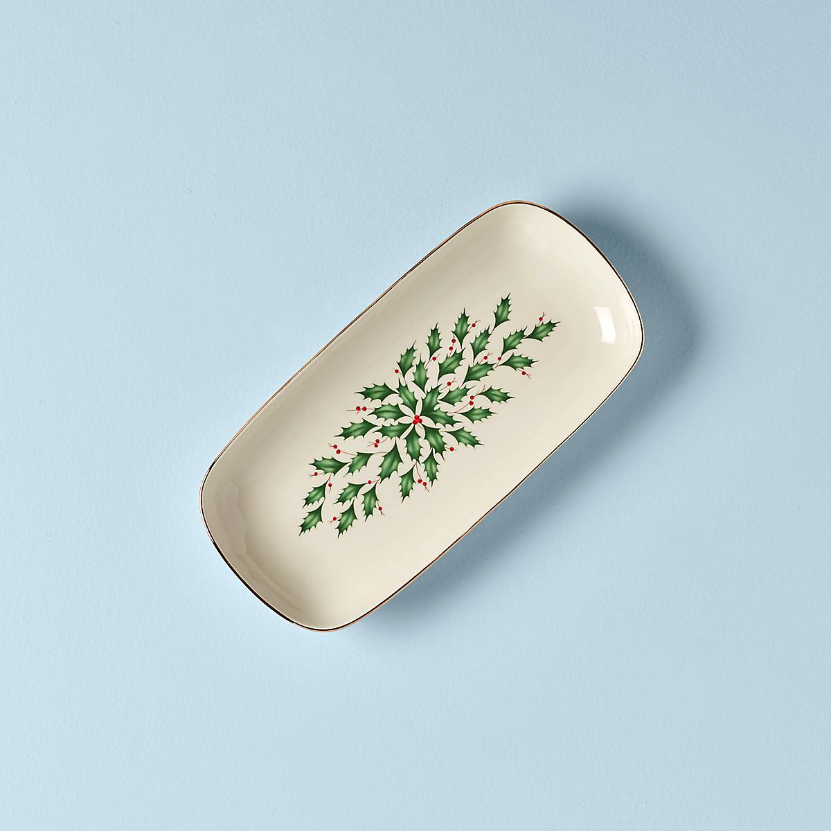 Festive Holiday Bread Serving Tray - Elegant Platter for Christmas, Thanksgiving & Party Desserts - Perfect for Holiday Gatherings & Family Celebrations