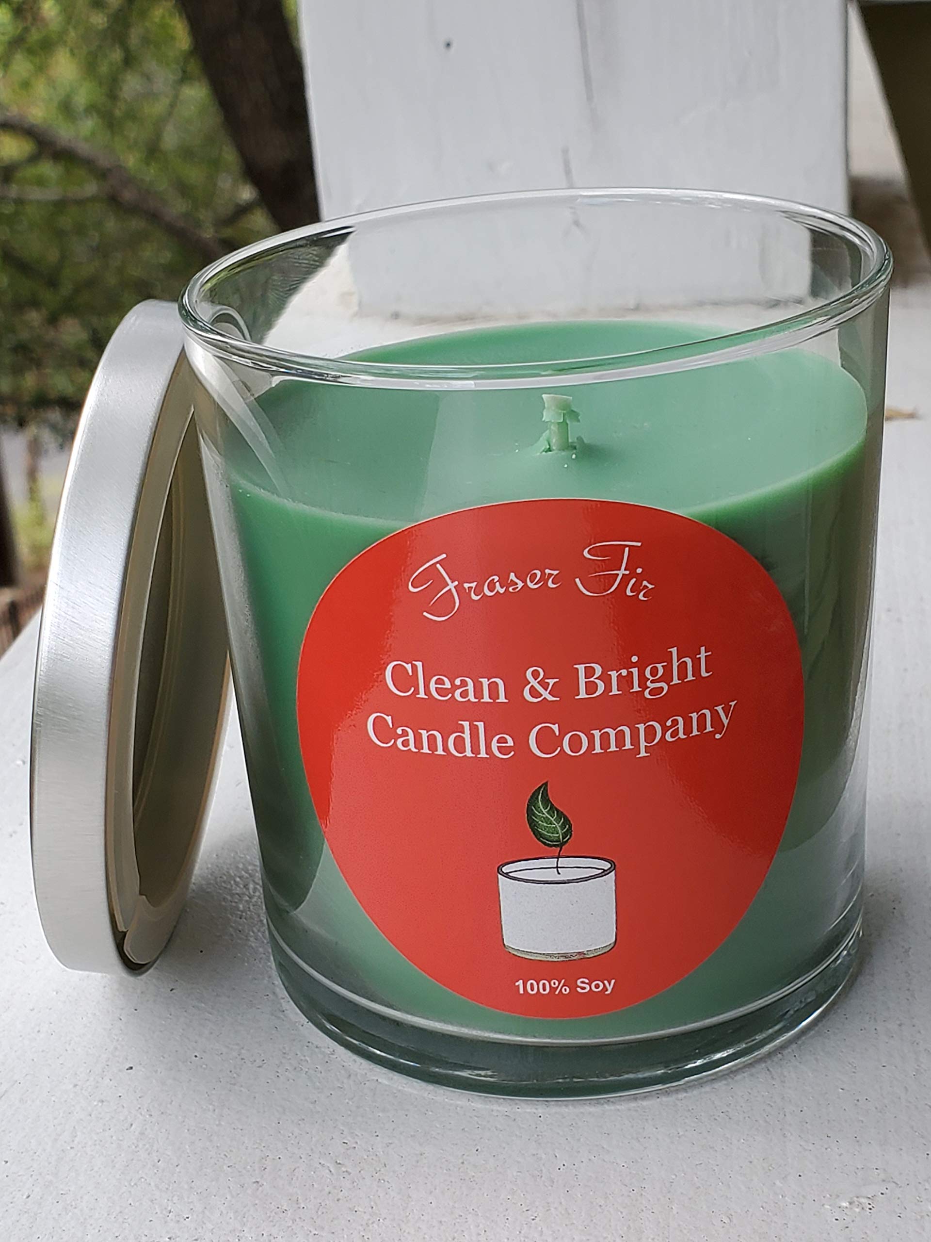 Handmade Soy Christmas Tree Scented Candle - Eco-Friendly Holiday Home Decor for Gifts & Aromatherapy