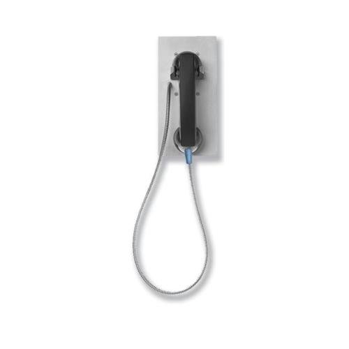 Viking Electronics VK-K-1900-7 Vandal-Resistant Emergency Hotline Phone - Heavy Duty White Metal Enclosure for Schools, Hospitals & Public Safety Areas