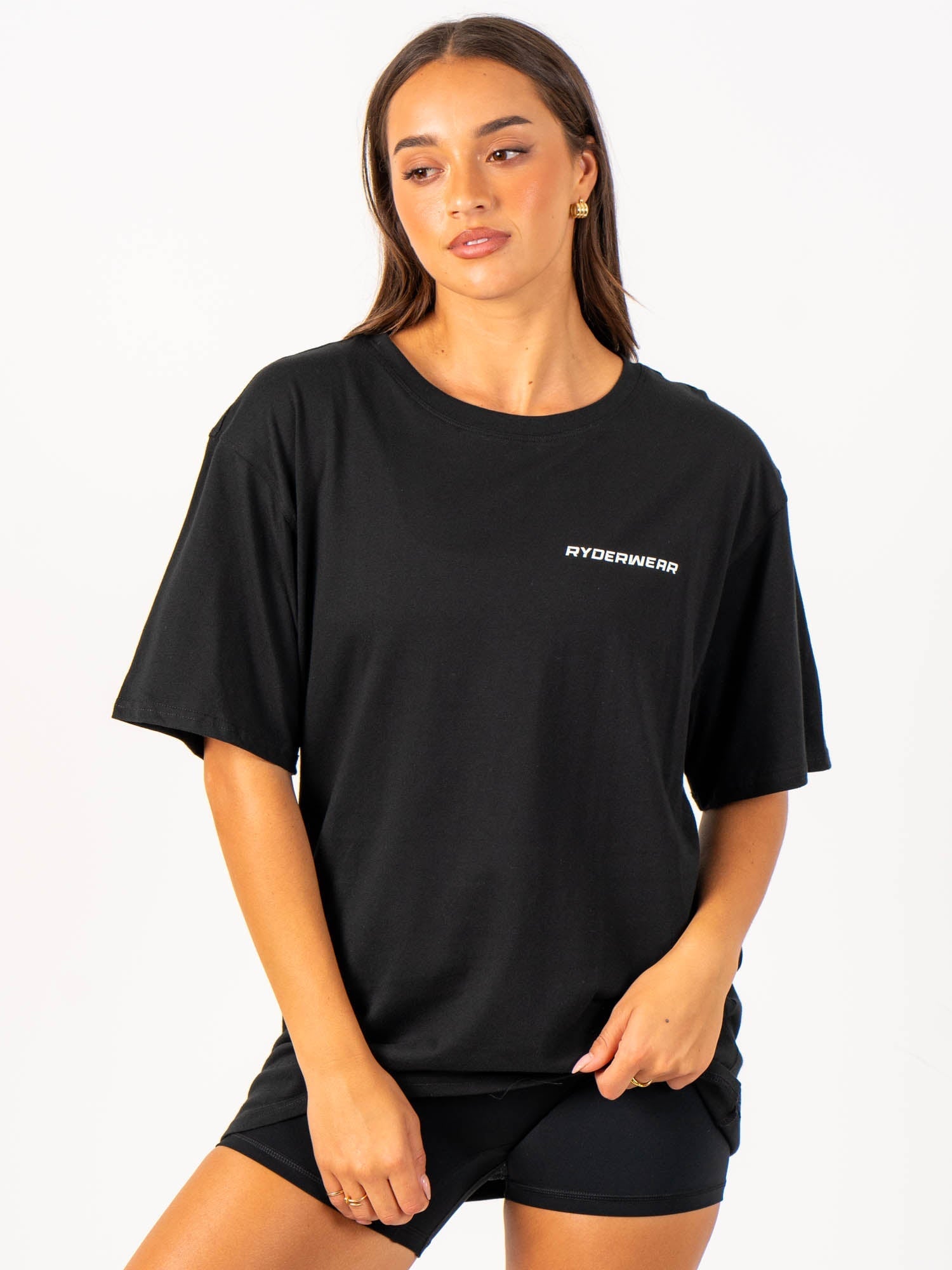 Energy Oversized T-Shirt for Men & Women - Black | Comfortable & Stylish Casual Wear for Everyday Outfits