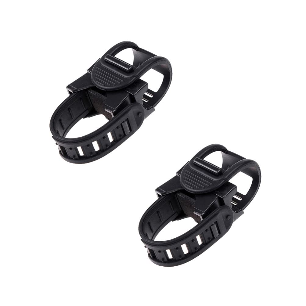 Universal Bike Flashlight Holder - 360° Adjustable Rotational Mount for Mountain Bikes (2-Pack) | Perfect for Night Cycling, Commuting & Outdoor Adventures