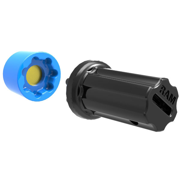 RAM Combination Pin Lock Security Nut & Key Knob (RAP S NUT5U) - High Security Locking System for Toolboxes, Storage Units & Industrial Equipment