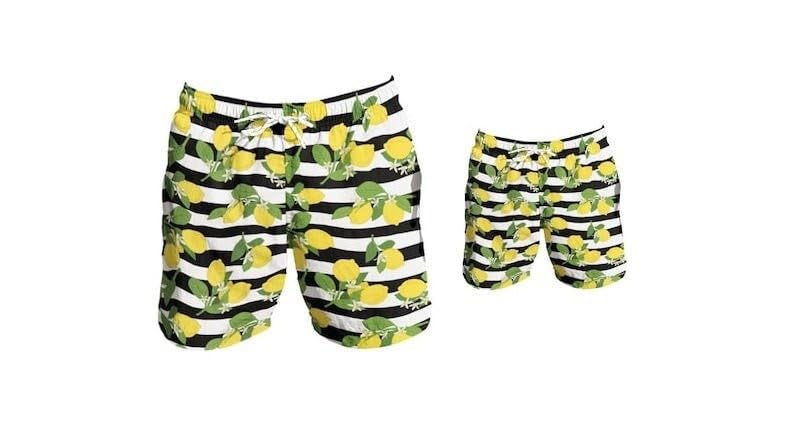 Father & Son Matching Swim Trunks - Quick Dry Swim Shorts for Men & Boys - Beach, Pool, Family Vacation Outfits