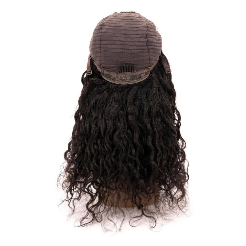 Messy Curl 4x4 Transparent Lace 100% Human Hair Closure Wig - Natural Look for Everyday Wear & Special Occasions