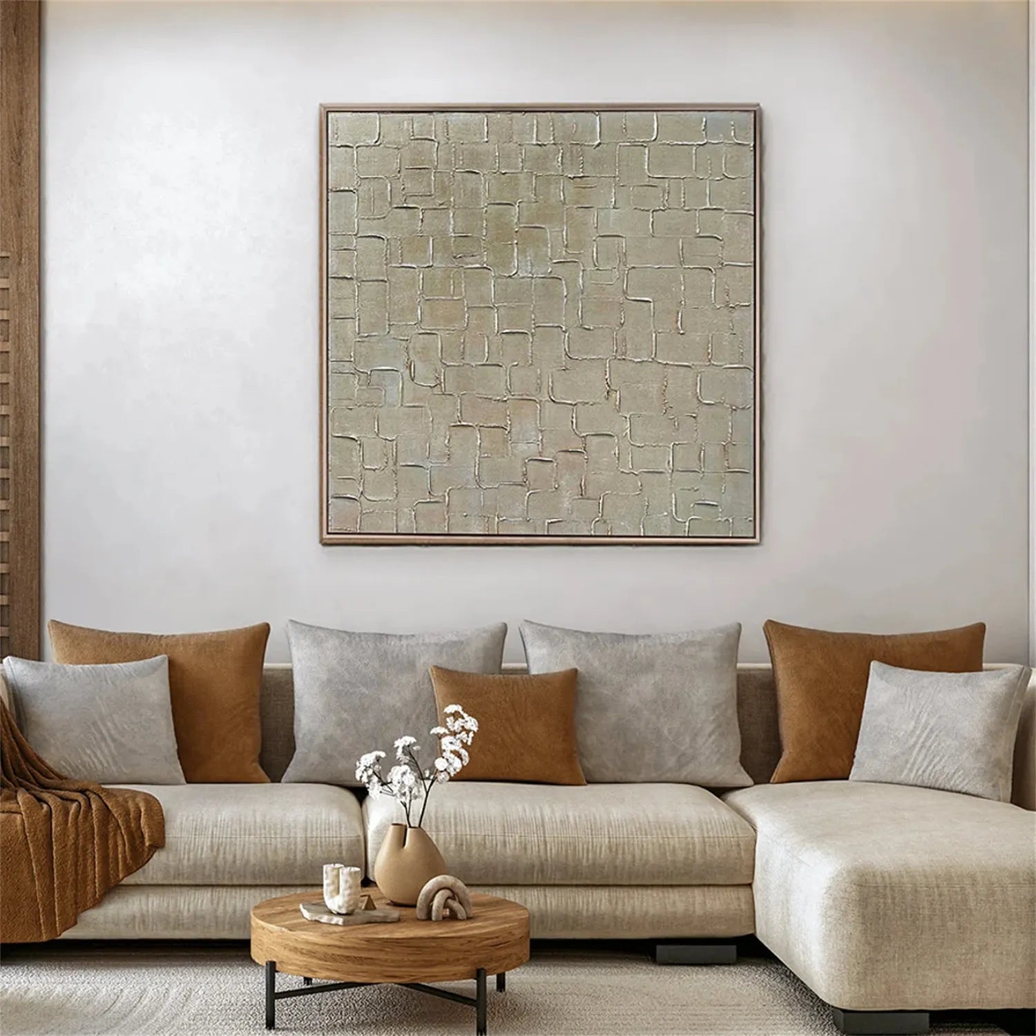 Abstract Tranquility Art Painting #WS164 - Modern Canvas Wall Art for Living Room, Bedroom & Office Decor