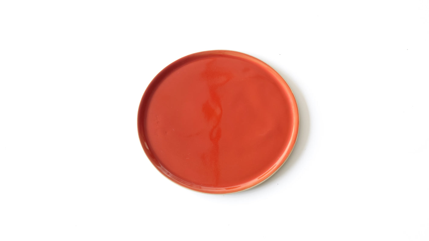 Flat Plate Small - Compact & Durable Mini Plate for Dining, Serving, and Decor | Perfect for Small Spaces, Camping, and Picnics