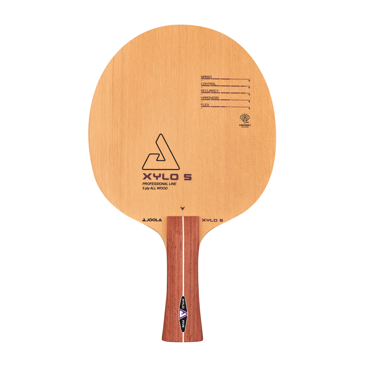 JOOLA Xylo 5 Table Tennis Racket Blade - Professional Ping Pong Paddle for Spin & Speed - Perfect for Tournaments & Training Sessions