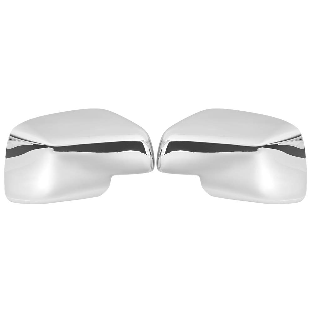 KIMISS 2Pcs Chrome Side Mirror Covers for Land Rover Discovery Freelander 2 Range Rover Sport - Exterior Car Accessories for Protection & Style Upgrade