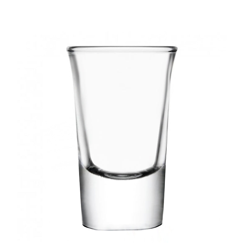 BarConic® 25ml Flared Top Shot Glass with Thick Base - Case of 72 - Durable Barware for Whiskey, Tequila & Cocktails - Perfect for Parties, Bars & Home Entertaining