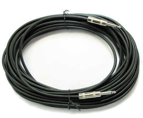 Premium 1/4 Inch Instrument Cable (10ft) - Acoustic Electric Bass Guitar Keyboard Patch Cord - Perfect for Live Performances, Studio Recording & Home Practice