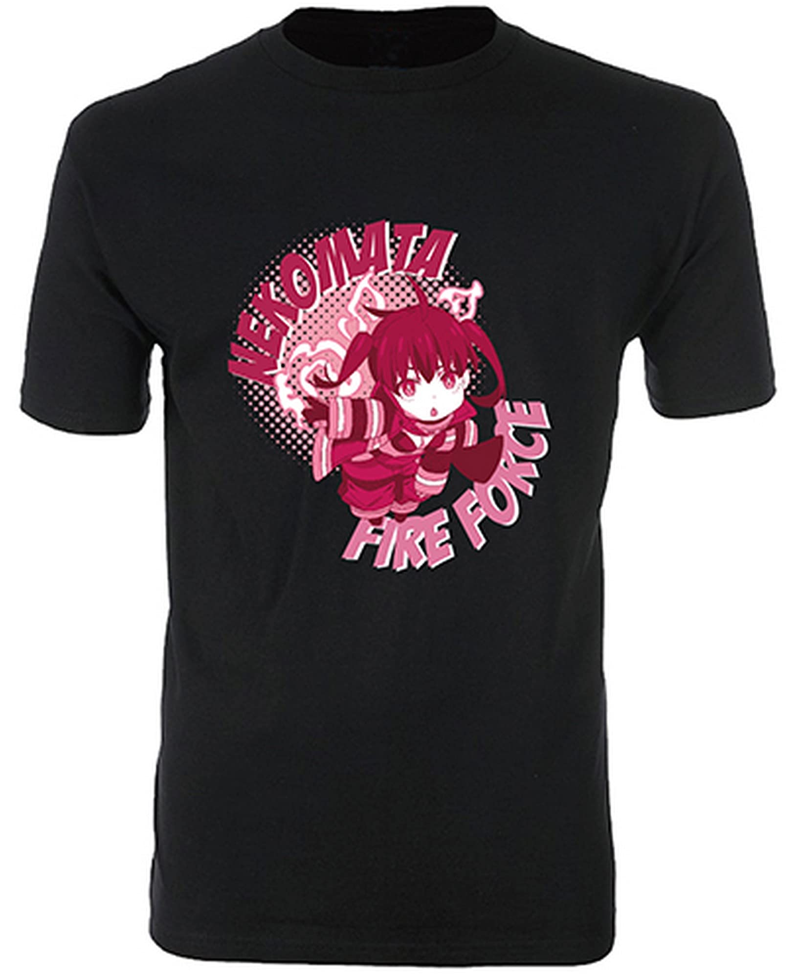 Great Eastern Entertainment Fire Force-Nekomata Sd Mens T-Shirt - Anime Graphic Tee for Casual Wear, Cosplay & Fan Conventions
