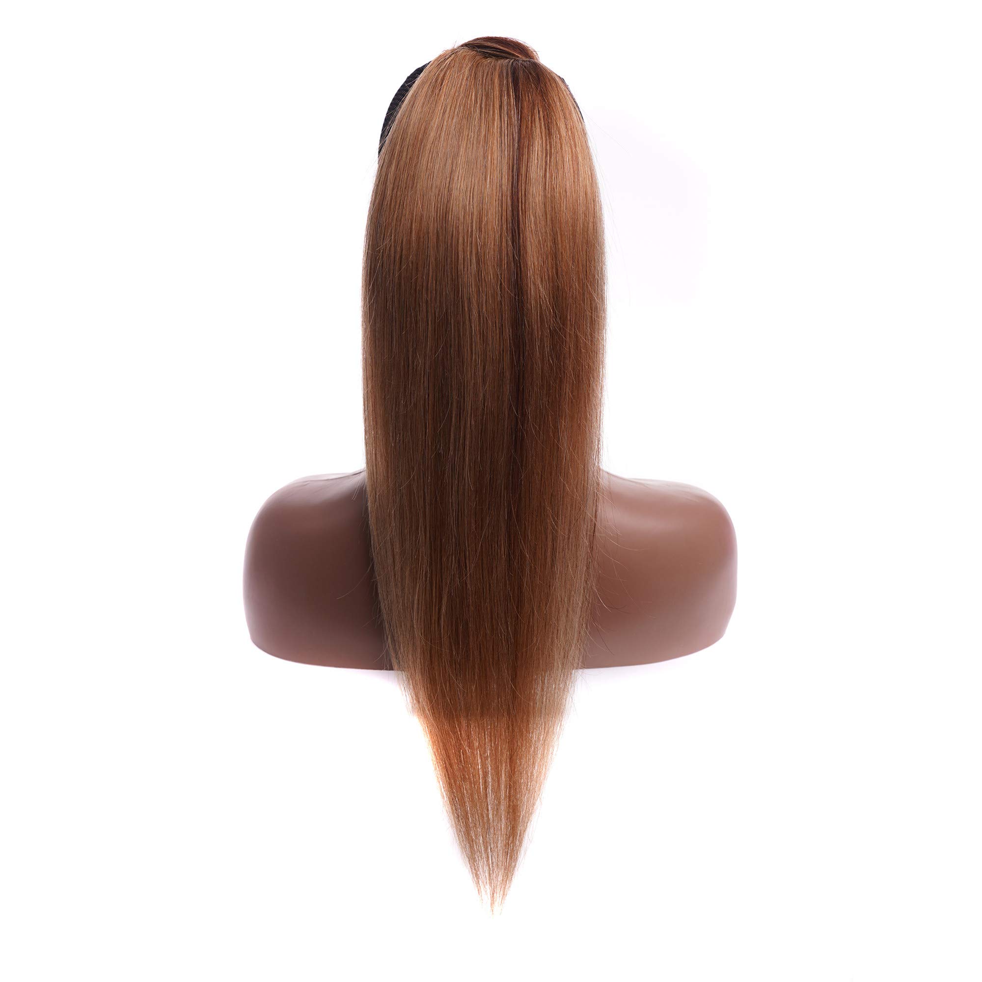 Natural Human Hair Ponytail Extensions for Black Women - Straight & Curly Afro Puffs with Drawstring Wrap | Perfect for Protective Styles, Everyday Wear & Special Occasions
