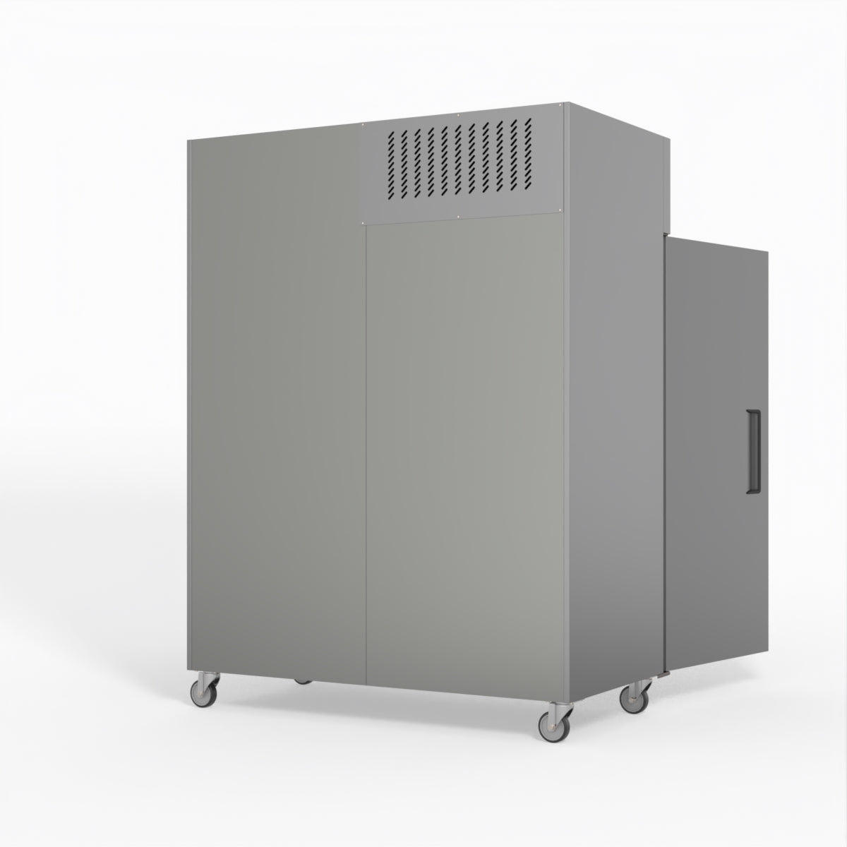 1300L Upright Double Door Stainless Steel Commercial Refrigerator - Perfect for Restaurants, Grocery Stores & Catering Businesses