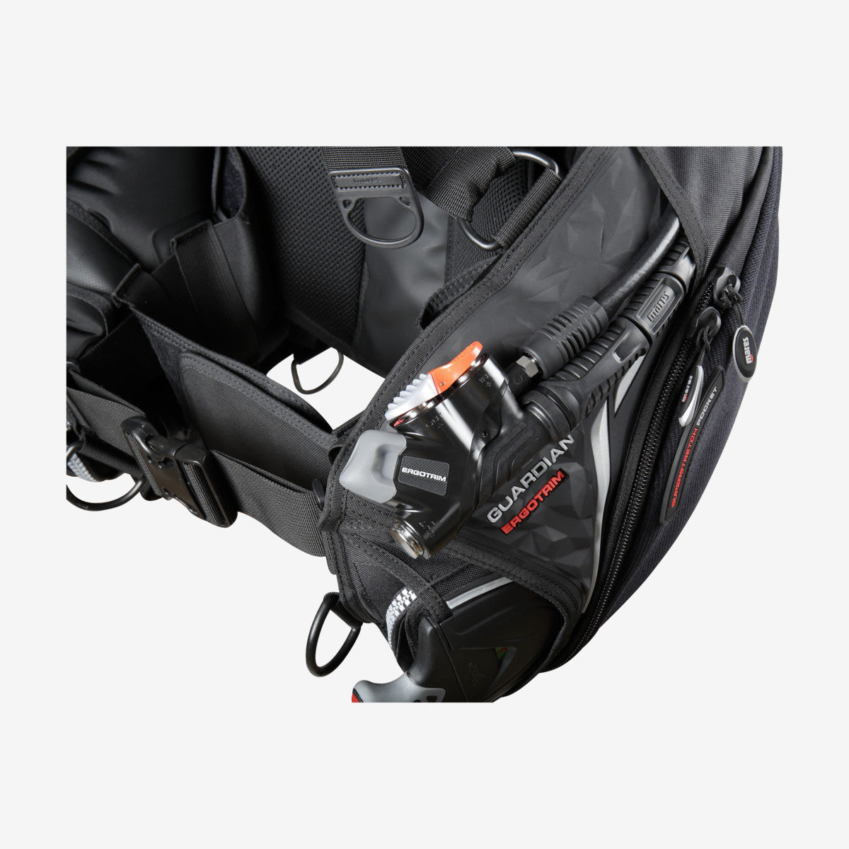 Guardian Ergotrim Scuba Diving BCD with Airtrim 2.0 System - Easy Inflation & Deflation for All Diving Positions | Optional Color Kit Available | Perfect for Recreational Diving, Underwater Photography & Professional Dive Training