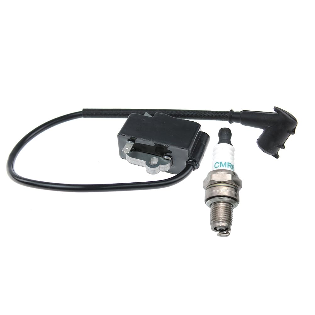 High-Performance Ignition Coil Replacement for Stihl MS201 MS201T MS201C MS201 2-Mix MS201TC Chainsaws - Compatible with Part Numbers 1145 400 4711, 1145 400 1303, 1145 400 1310 - Durable Garden & Forestry Tool Accessory by SHENQIN718 - Perfect for Professional Logging, Tree Trimming & Landscaping Work