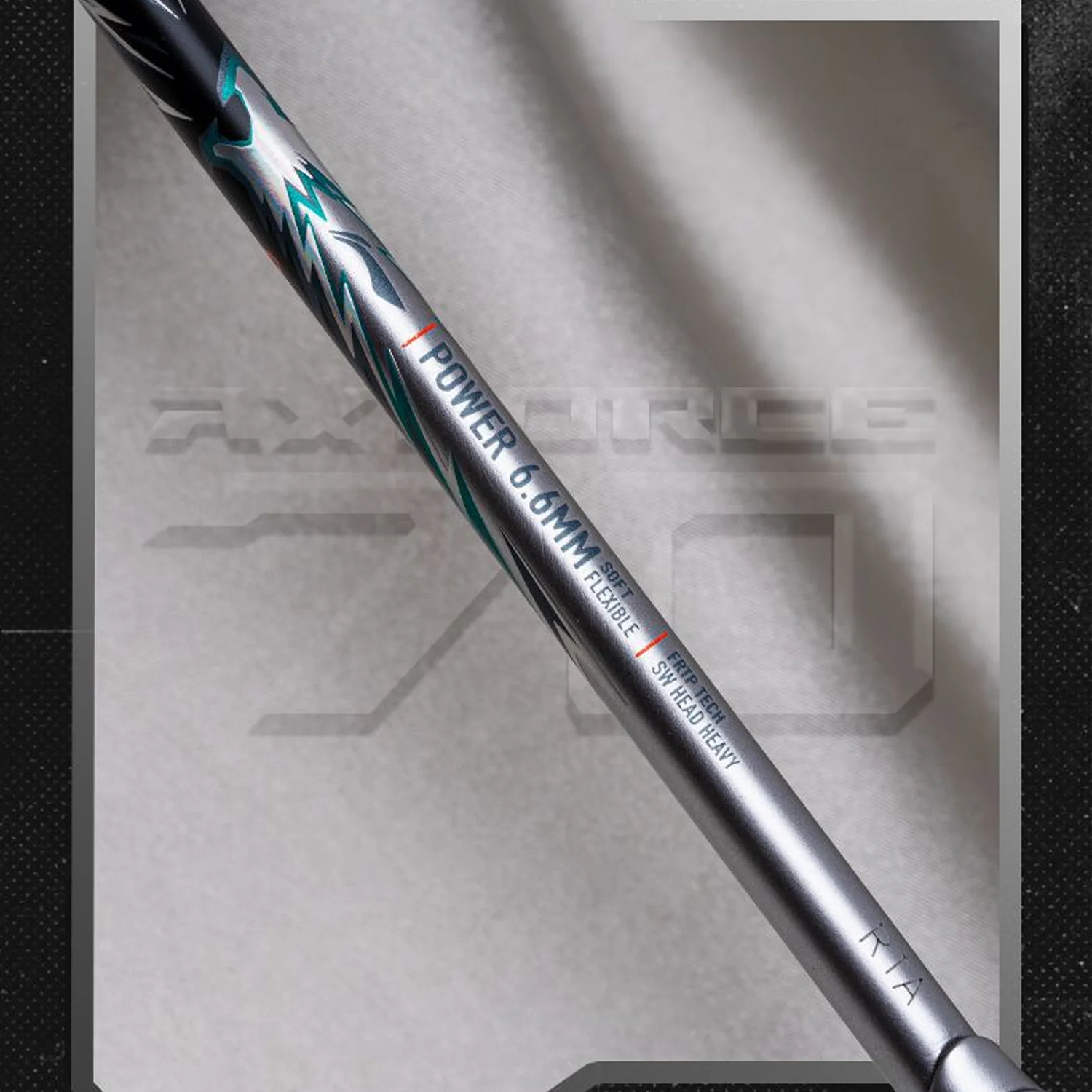 Li Ning Axforce 70 Badminton Racket - Black/Silver - Professional Carbon Fiber Shuttlecock Racket for Advanced Players - Perfect for Tournaments & Training Sessions
