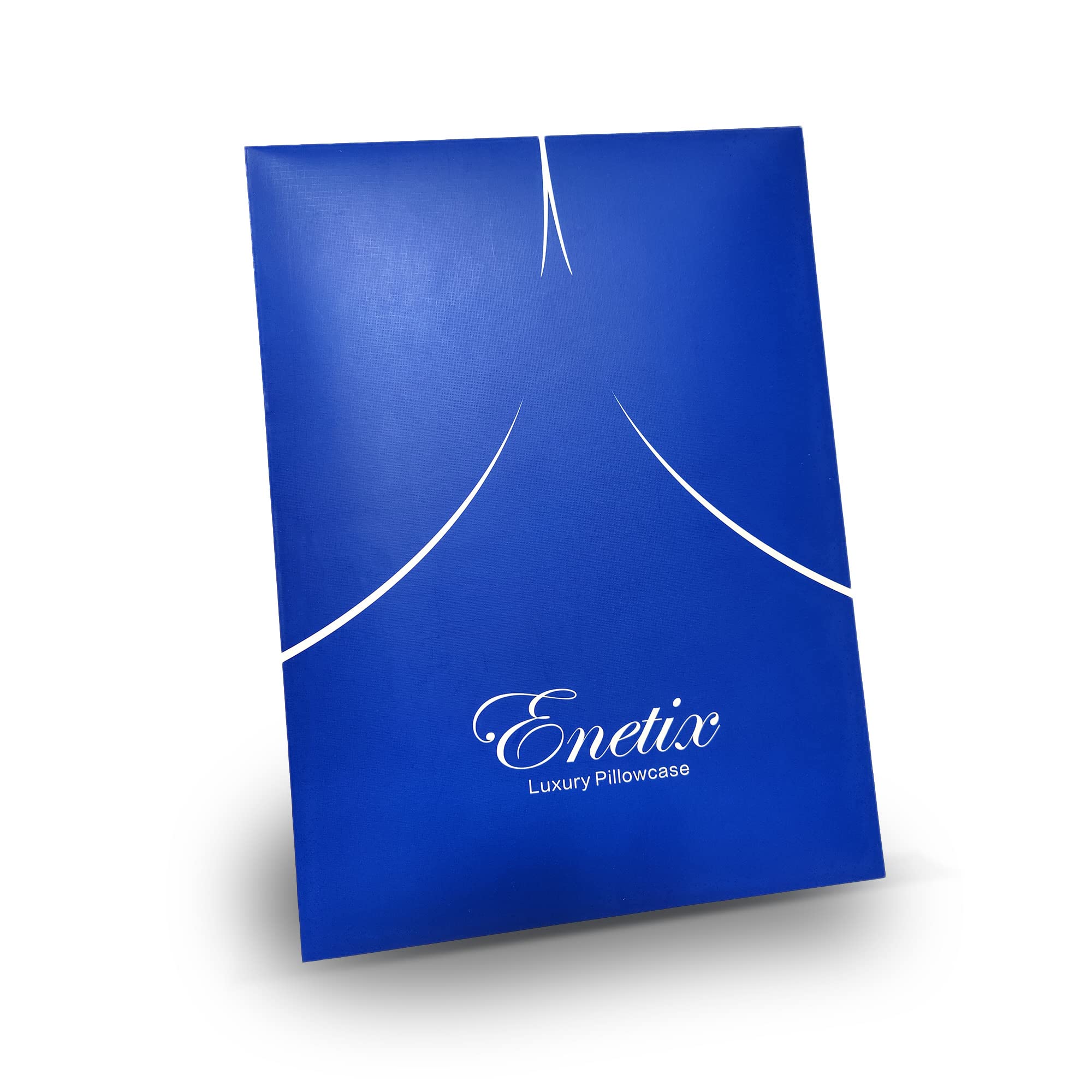 ENETIX Silk Satin Pillowcase for Hair and Skin Care - 2 Pack with Hidden Zipper, Hypoallergenic & Acne-Free Standard Size (50×70cm) Champagne - Perfect for Beauty Sleep, Travel & Sensitive Skin