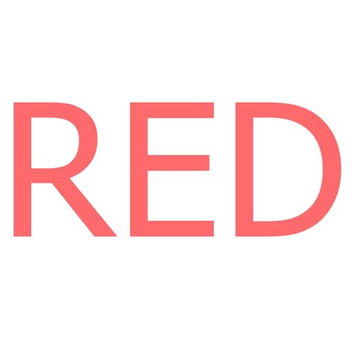 Red on White