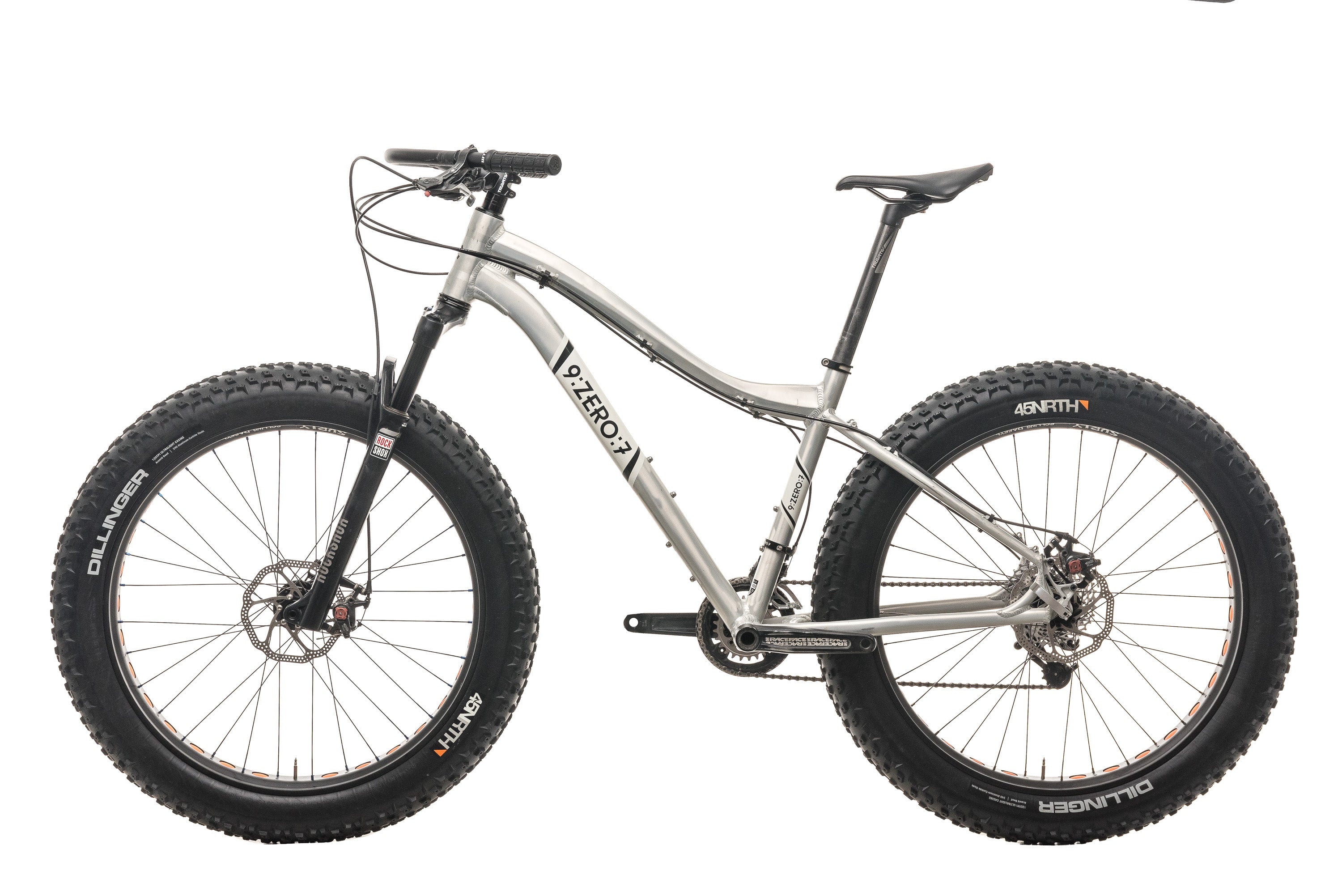 9:Zero:7 Whiteout AL Fat Bike 2016 - Medium Frame Size | All-Terrain Snow & Sand Biking for Adults | Perfect for Winter Trails & Beach Rides