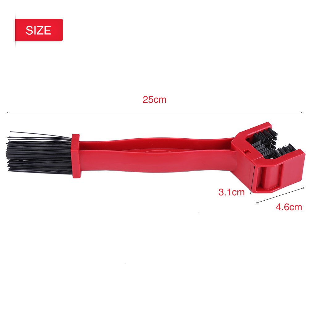 Fydun Universal Motorcycle Chain Cleaner Tool - Bike Chain Washer & Crankset Brush for Effective Cleaning | Perfect for Motorcycle Maintenance & Off-Road Bike Care