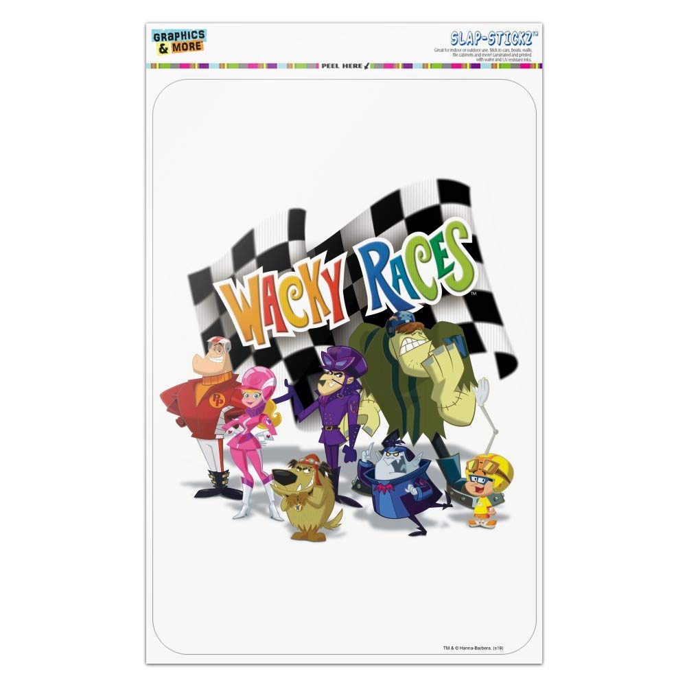 Wacky Races Crew Sign - Funny Office Decor for Home & Business - Perfect for Gameroom, Man Cave, or Workplace Humor