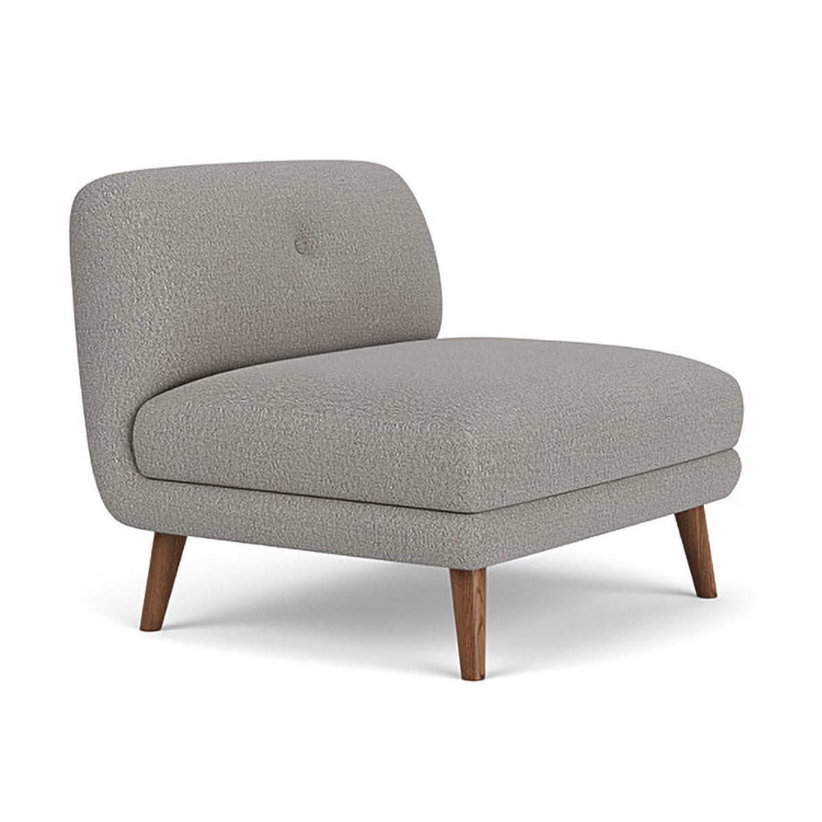 Alfred Boucle Modular Armless Sectional Sofa - Modern Comfort for Living Room, Lounge & Office Spaces