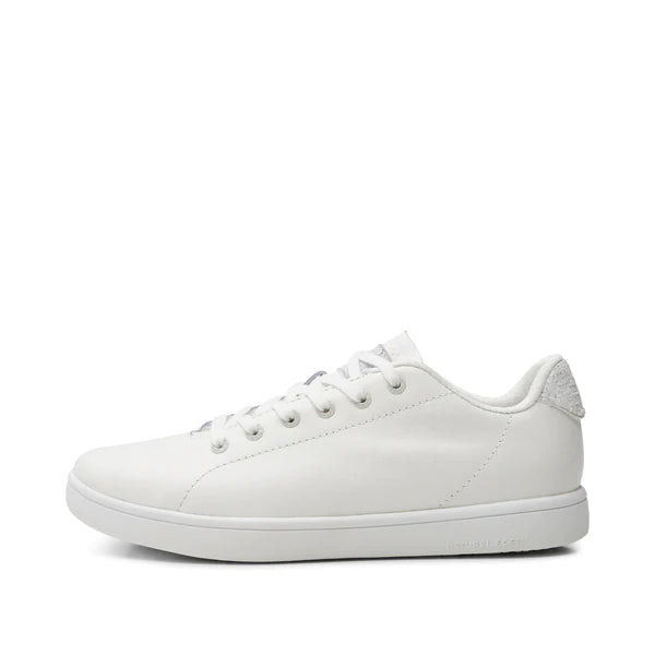 JANE Leather Runners - White Women's Fashion Sneakers for Casual Wear & Everyday Comfort