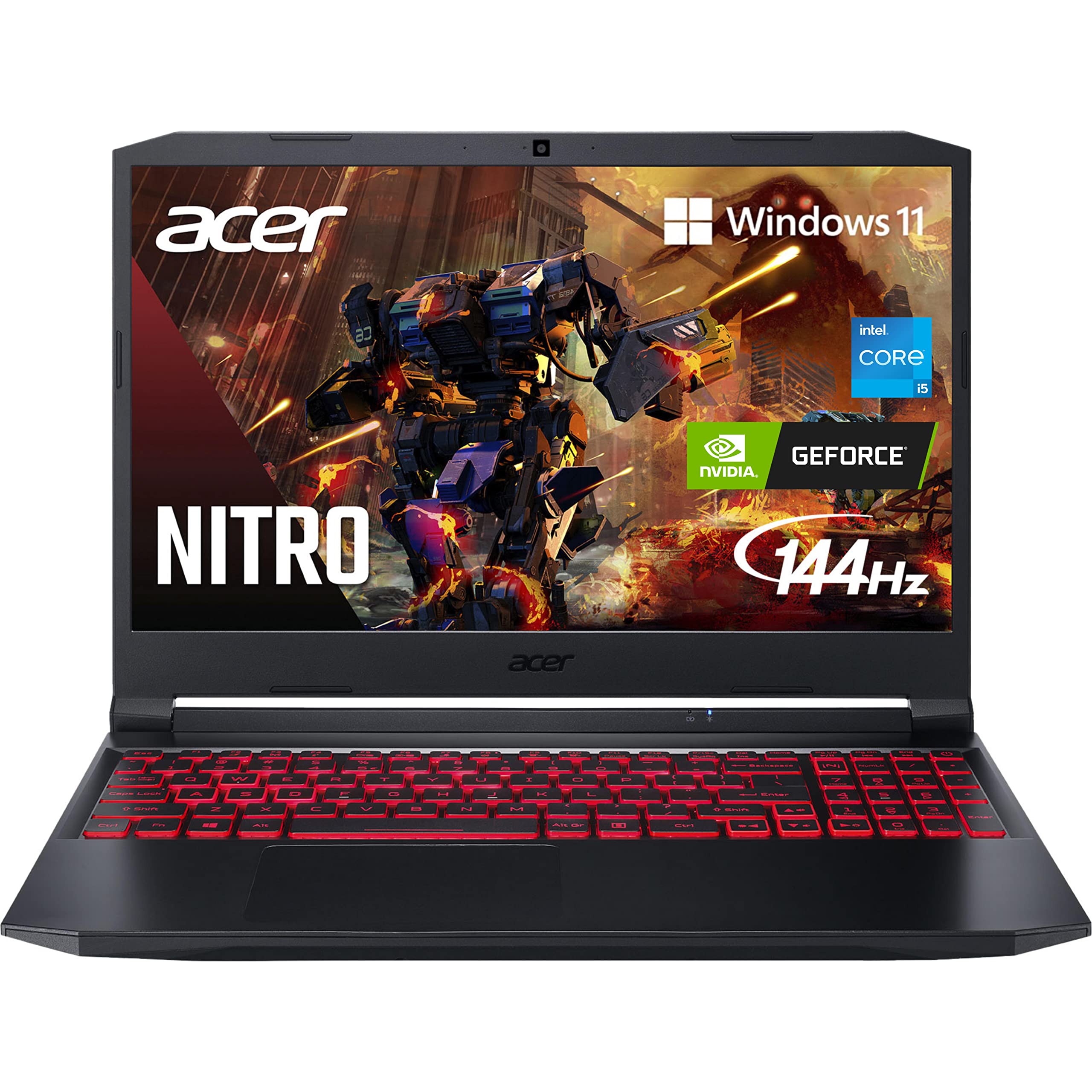 Acer Nitro 5 Gaming Laptop - Intel Core i5-11400H (Beats i7-9750H) | 15.6