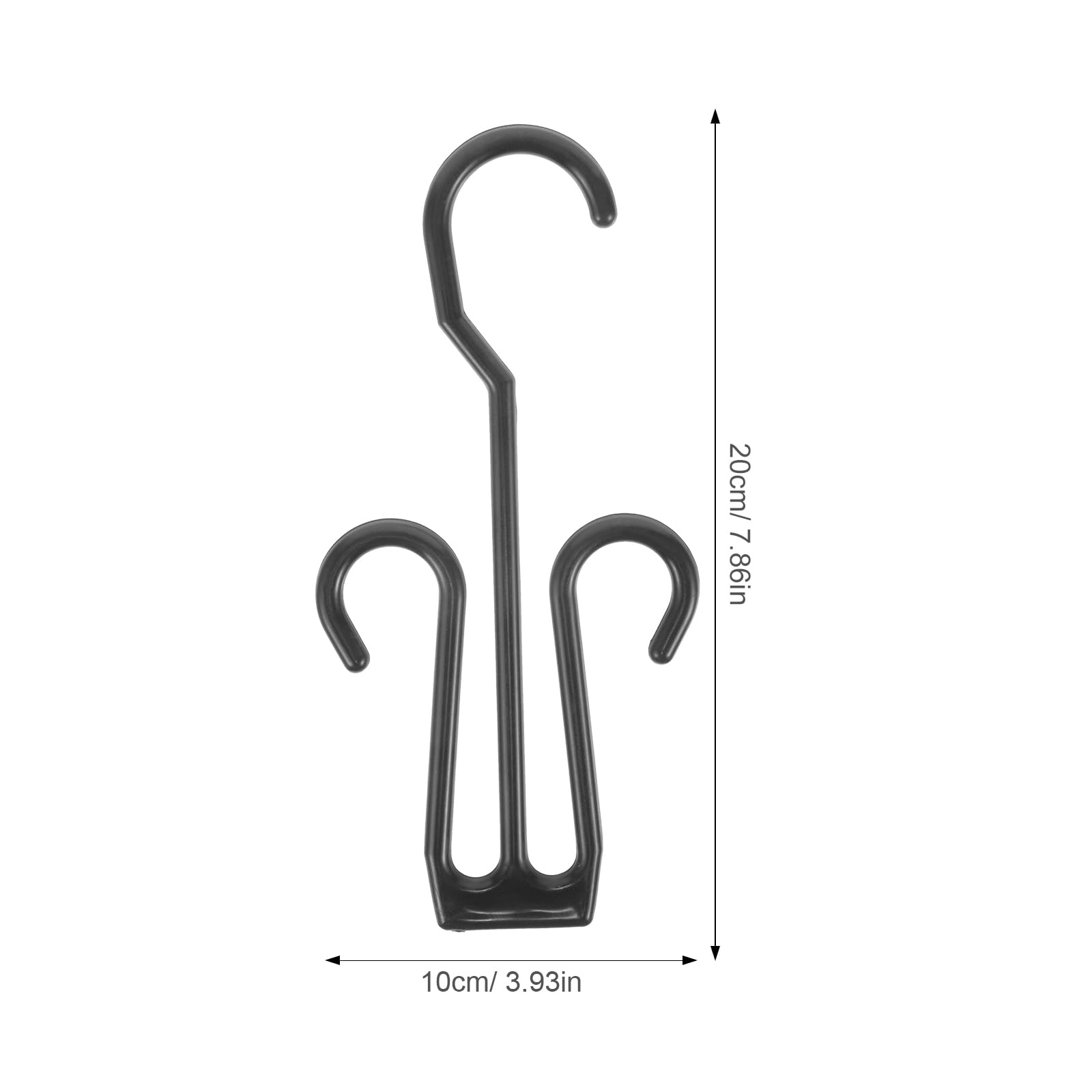 Cabilock 80Pcs Shoe Hanger Hooks - Heavy Duty Shoe Display Hooks for Closet Organizing, Space Saving Shoe Drying Rack Storage with Double Hooks - Perfect for Home, Retail Store & Shoe Organization Accessories