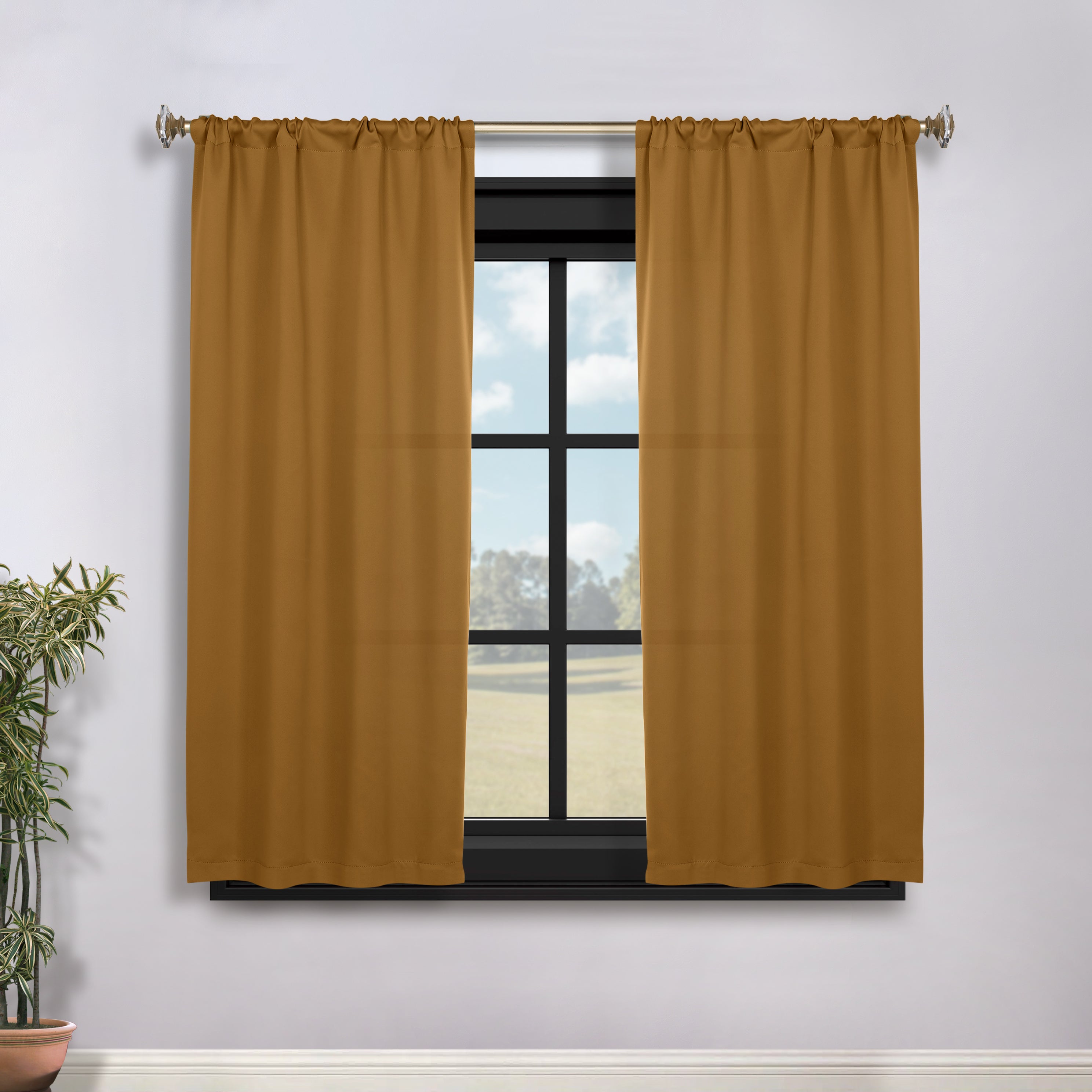 Blackout Curtains for Bedroom - Machine Washable, Thermal Insulated, Noise Reducing - Set of 2 Panels - Perfect for Nursery, Home Theater & Shift Workers (42x84 Inches)
