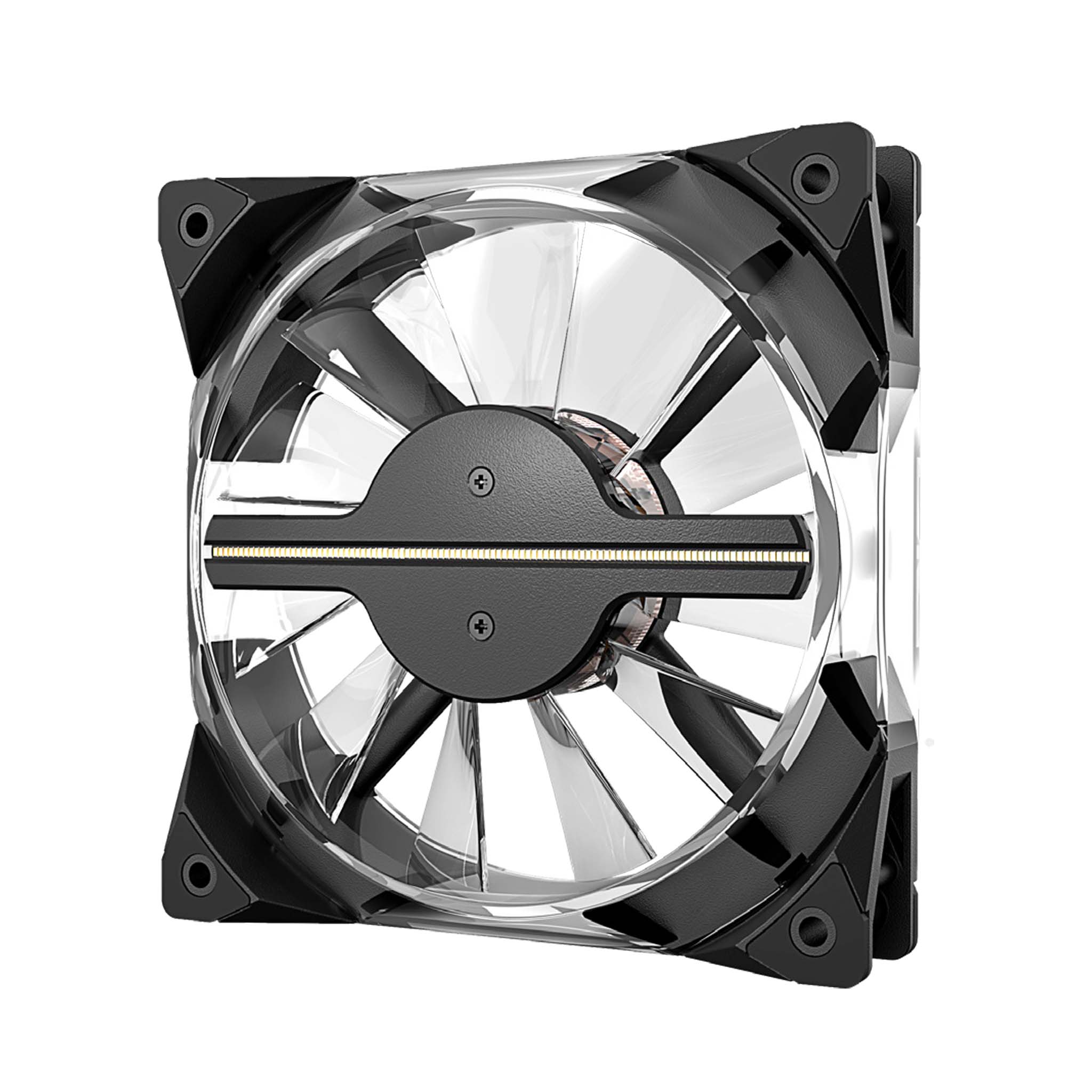 Dynatron 120mm x 120mm x 25mm 12V Dual Ball Bearing Computer Case Fan - High Performance Cooling for PC Gaming, Workstation & Server Builds