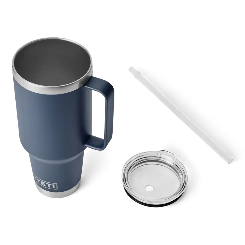 Yeti Rambler 42 oz Stainless Steel Insulated Straw Mug - Keeps Drinks Cold for Hours, Perfect for Outdoor Adventures, Camping, and Travel