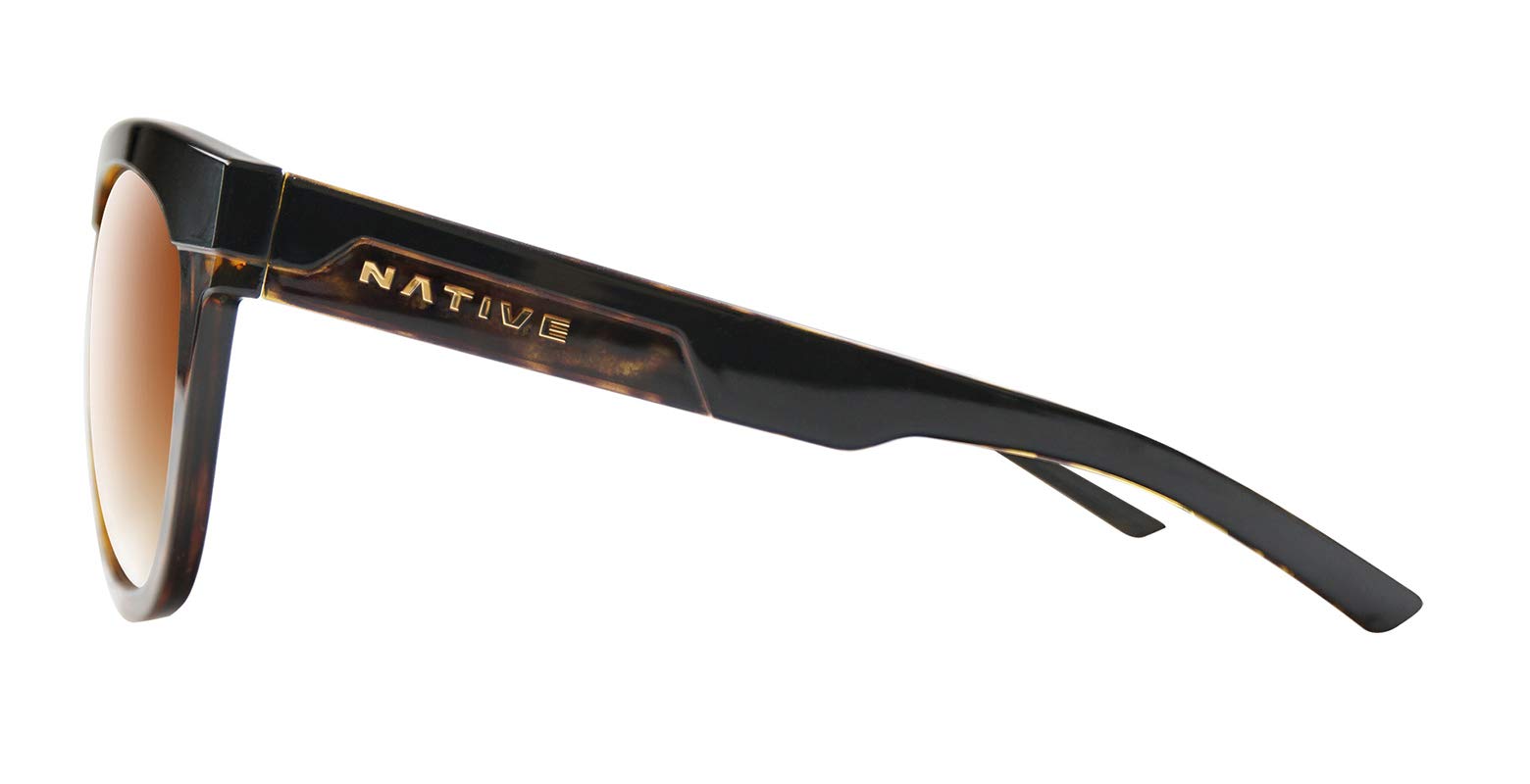 Native Women's La Reina Round Sunglasses - UV Protection, Polarized, Retro Style for Outdoor, Beach, and Driving