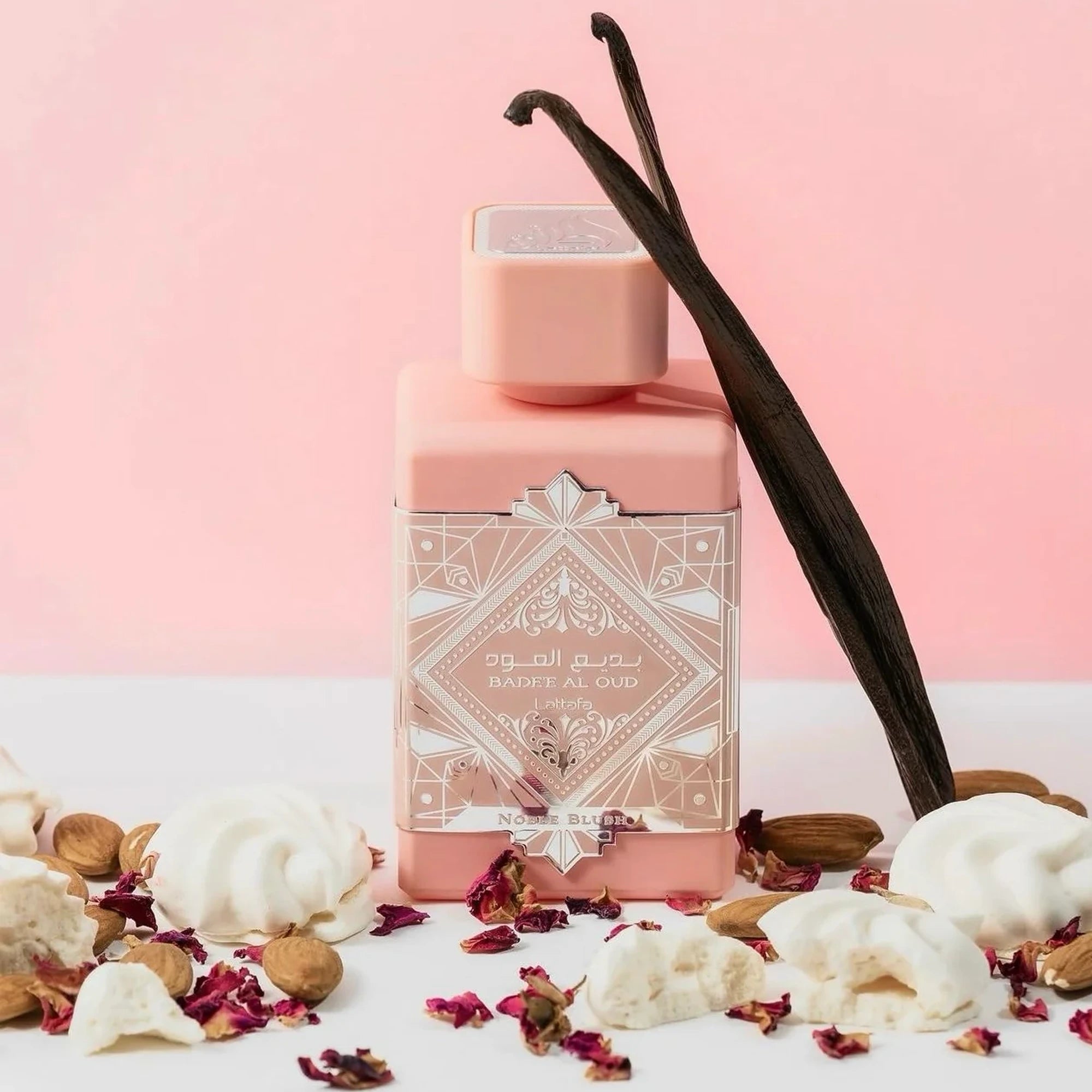 Bade'e Al Oud Noble Blush 3.4 oz Eau de Parfum for Women - Luxurious Floral Scent for Evening Events & Special Occasions