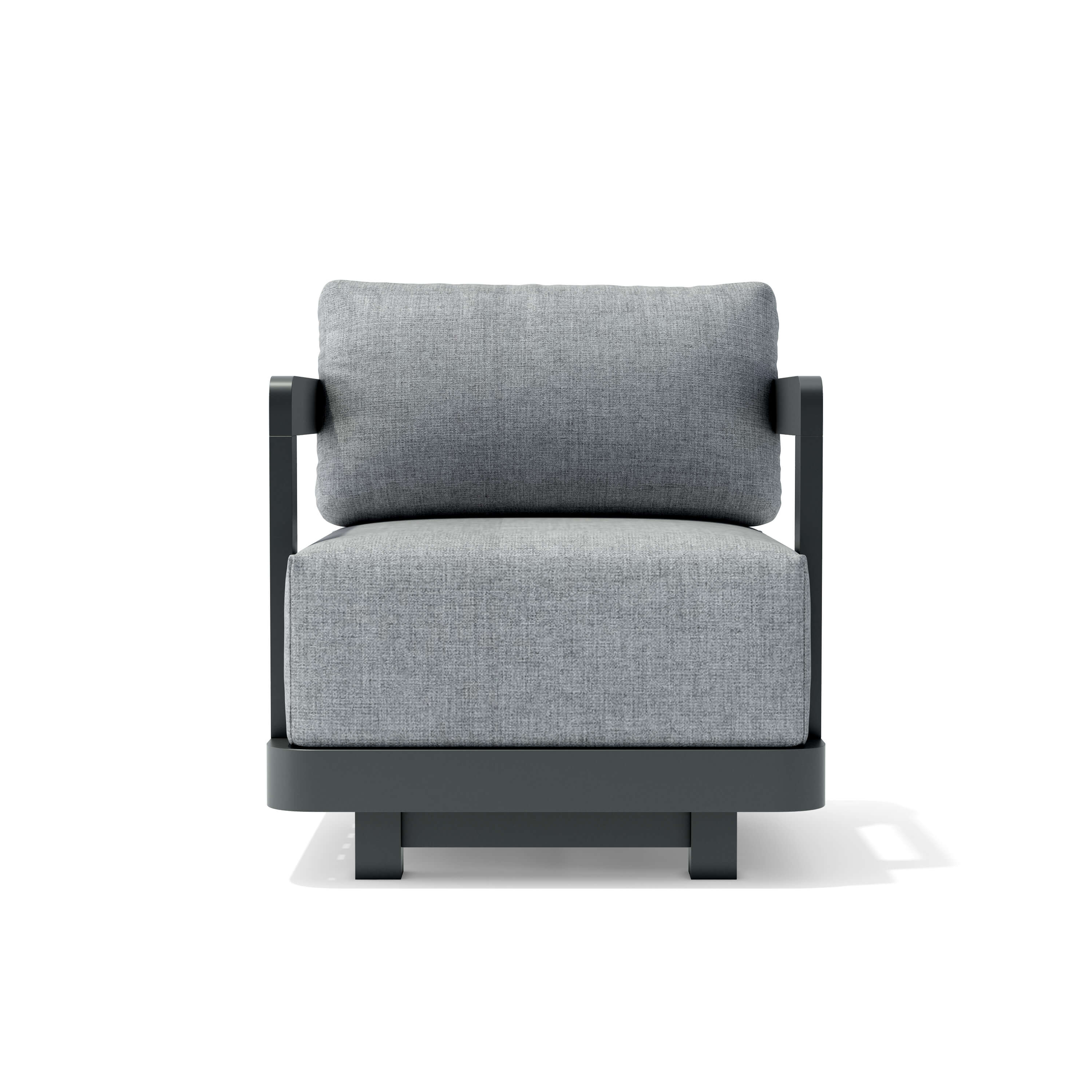 Granada Deep Seating Aluminum Swivel Armchair - Outdoor Patio Lounge Chair with Cushion for Garden, Poolside & Backyard Relaxation