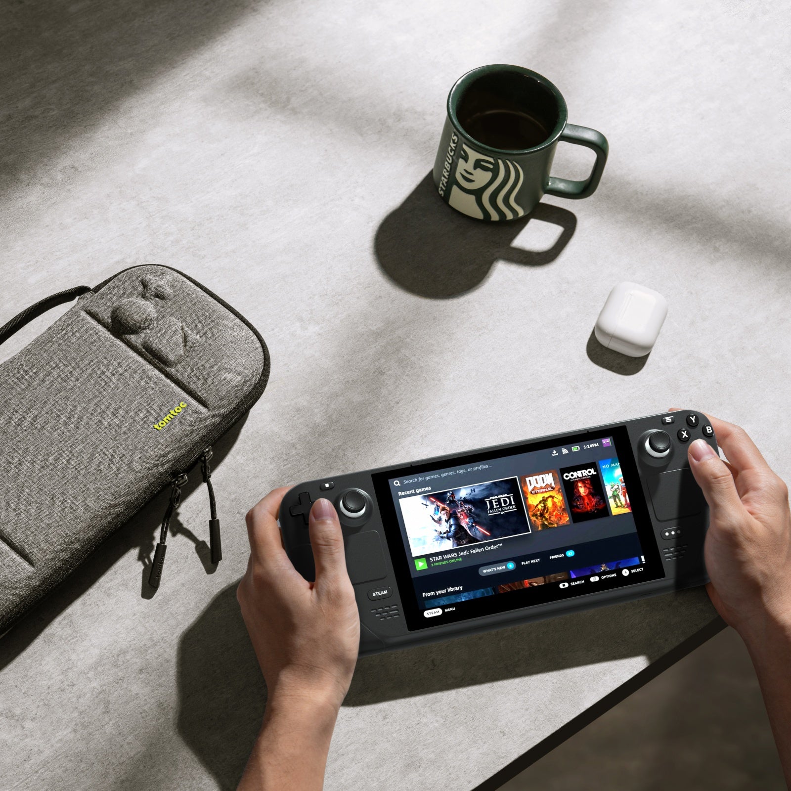 Premium G38 Steam Deck Hard Shell Protective Case - Shockproof, Scratch-Resistant Cover for Valve Steam Deck - Perfect for Travel, Gaming & Daily Protection