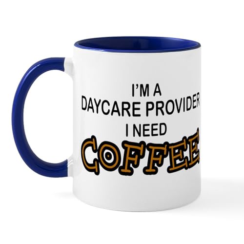 White/Navy Inside - Daycare Provider Need Coffee Mug