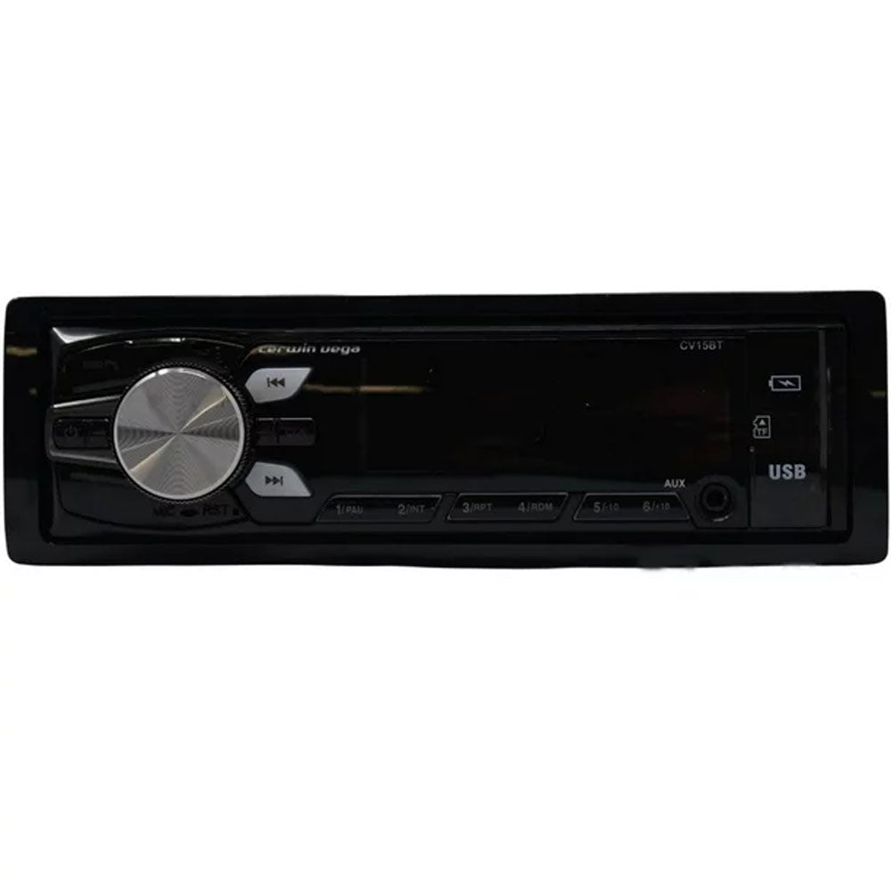 Cerwin Vega CV15BT Bluetooth Multimedia Receiver with USB, SD, and AUX Inputs - Wireless Audio Streaming for Home, Car, and Office Use