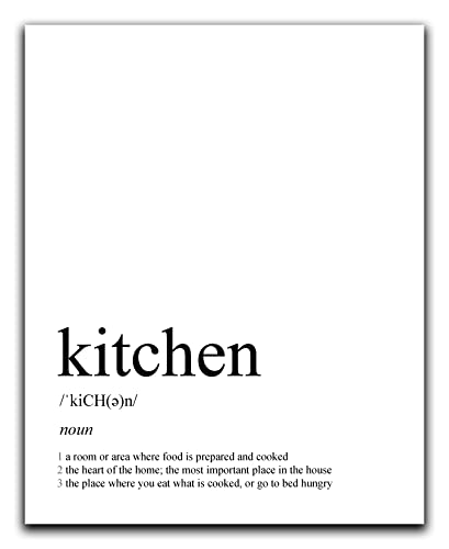 Funny Kitchen Wall Art - 8x10