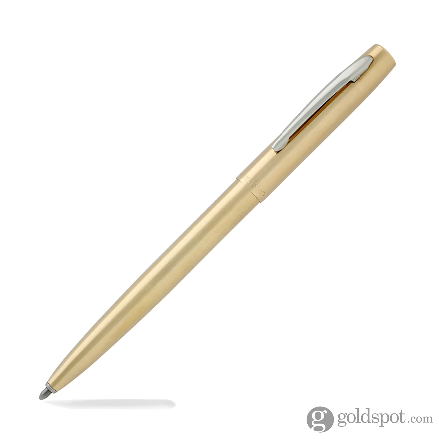Fisher Space Pen Cap-O-Matic Ballpoint Pen - Raw Brass Finish | Durable & Refillable for Everyday Carry, Office, Travel & Outdoor Adventures