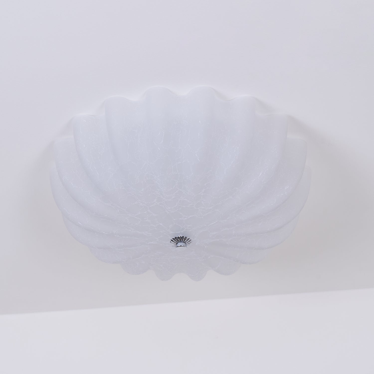 Murano Blown Glass Ceiling Light Fixture - Handcrafted Italian Glass Chandelier for Dining Room, Living Room & Bedroom Lighting