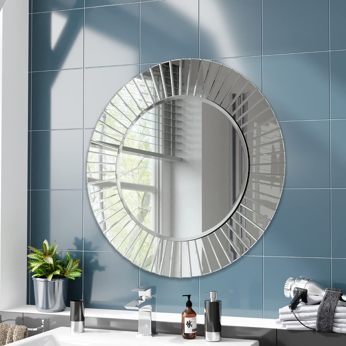 Bowen 600 Round Double Layer Mirror - 12