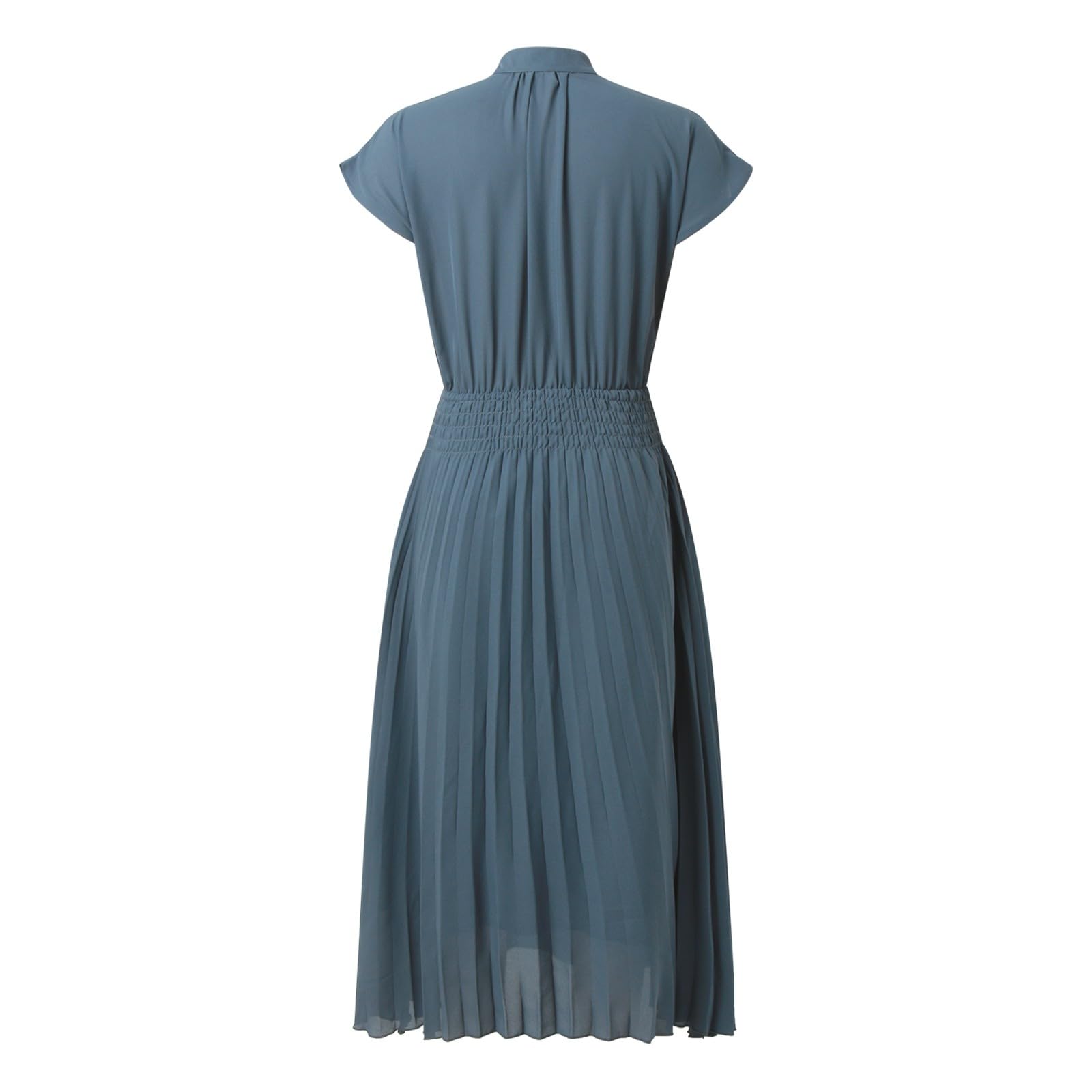 Elegant Pink Formal Summer Dress for Women 2023 - Plus Size Short Sleeve Party Dress for Weddings, Cocktails & Office Wear