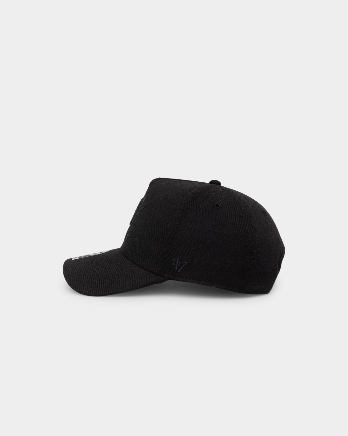 47 Brand Anaheim Ducks '47 MVP DT Snapback Black/Black Hat - Official NHL Hockey Cap for Men & Women - Perfect for Games, Tailgating and Sports Fans